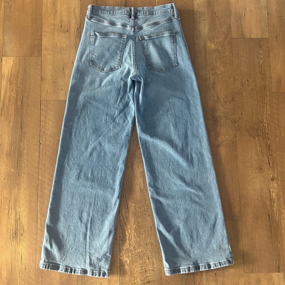 Nine West Wide Leg Jeans Size 4 Mid Rise Light Wash Denim - Picture 2 of 12